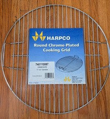 weber barbecue grill 17.5″ diameter chrome-plated cooking grid / grate by harpco