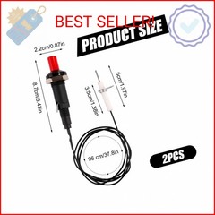 Gosknor 2pcs Piezo Spark Igniter, Spark Ignition Kit BBQ Grill Igniter Replaceme