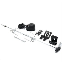 GrillPro 60090 Heavy Duty Universal BBQ Grill Rotisserie Kit NEW
