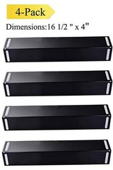 P9215A (4-Pack) 16 1/2 Inches Porcelain Steel Heat Plate Replacement for BBQ
