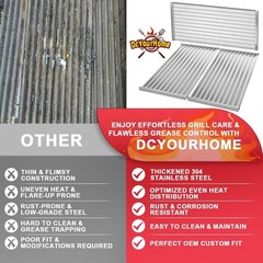 304 Stainless Steel Charbroil 3-Burner Infrared Emitter Grill Plates