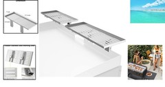 Space-Saving BBQ Shelf – Foldable Warming Rack for Outdoor Grilling – 2 Pack