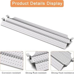 4Pc Stainless Steel Heat Plate Shield for Model Viking VGBQ 30, 41 & 53 T Series