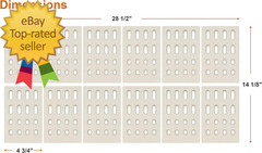 12-Pack Ceramic Flame Tamer for Grand Turbo Grills Ceramic Briquettes