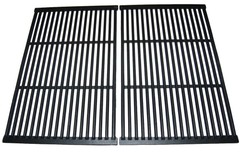 Gas Grill Cast Iron Cooking Grid, 2 pcs, for Brinkmann & Others, 66662