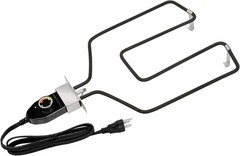 Premium Electric Smoker Heating Element – Adjustable Thermostat for 110V Grills