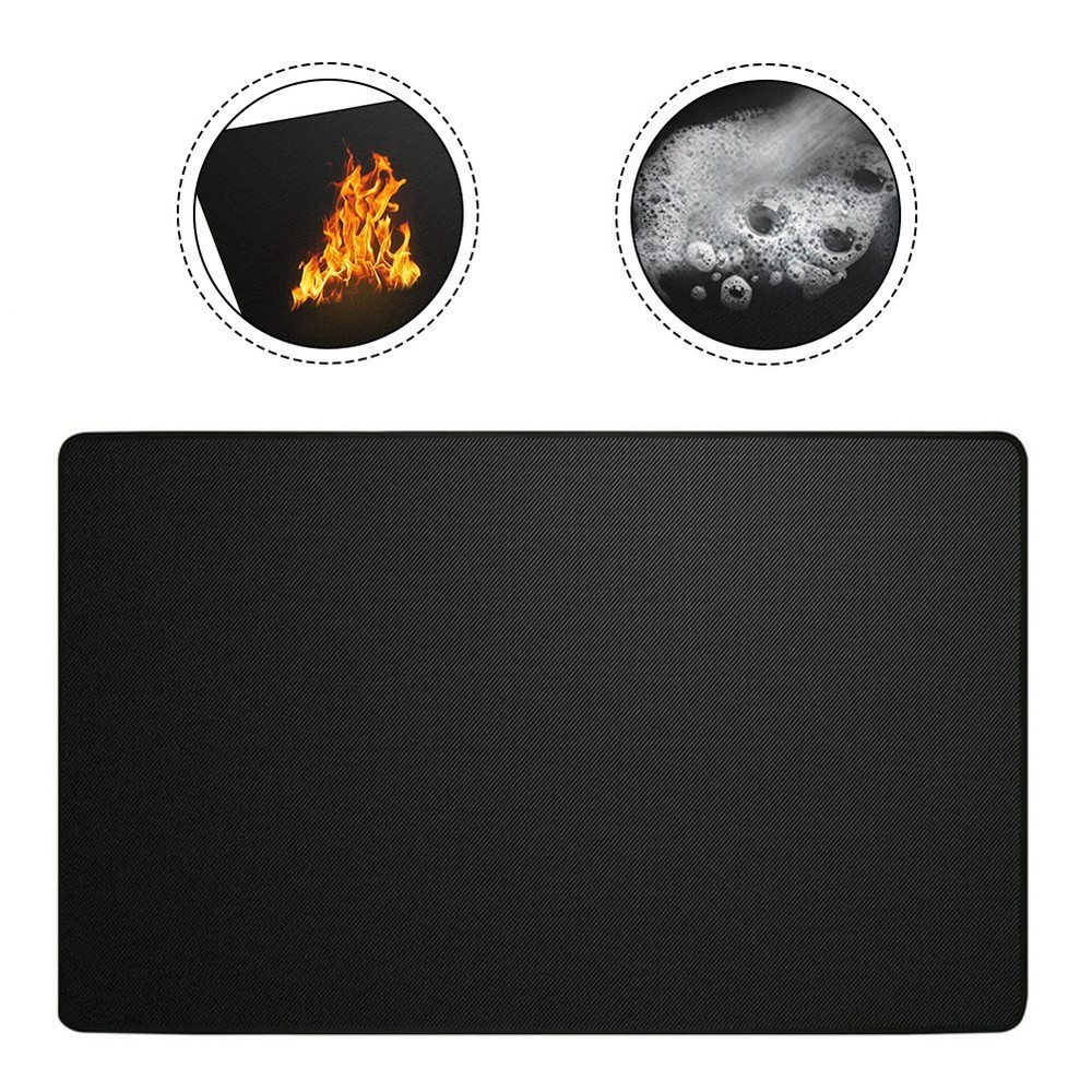 Fiberglass Fireproof Mats for Charcoal Electric Gas Grills Outdoor Safety