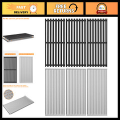 Replacement Cooking Grates & Emitter Plates for 4-Burner TRU-Infrared Grills 17″