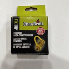 Char-Broil Fixitup Universal 3/8-in Brass Quick Connect Coupler 8725621 3/8″ new