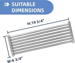 Stainless Steel Cooking Grid Grates Chargriller 5050 4 Pack