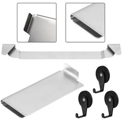 5188 Stainless Steel Rear Grease Door Kit for Flat Top Fryers and Grills