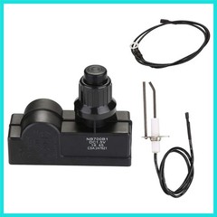 Fire Pit Grill Igniter Kit, Grill Igniter Replacement with 2 Outlets and Grou…