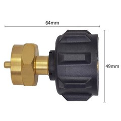 Reliable Propane Coupler with Built in Safety Feature for Hassle Refilling