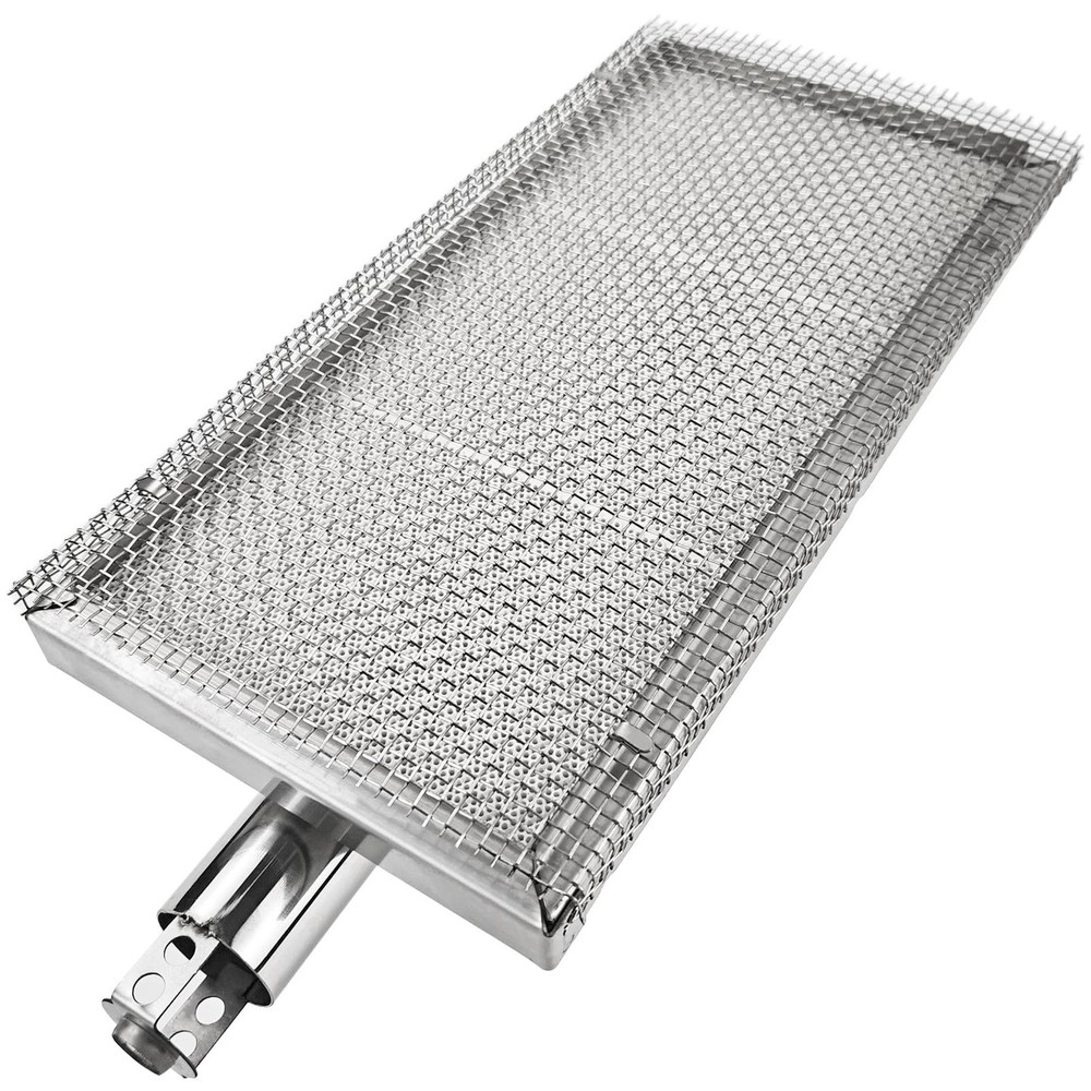 Beurbcikue Ceramic Infrared Side Burner for Napoleon Prestige 500 665 Silver