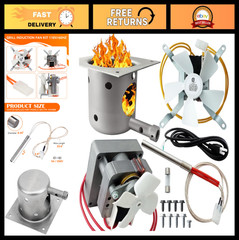Wood Pellet Grill Parts – Fire Burn Pot, Hot Rod Ignitor, Auger Motor & Inductio