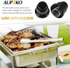 2PC AA Battery Igniter Caps – Durable Replacement for Gas Fire Pit Grills