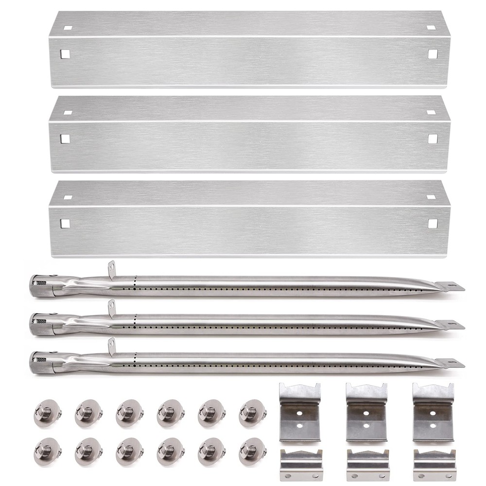 Adviace Grill Parts Kit for Char Griller 5050 Stainless Steel Heat Plates