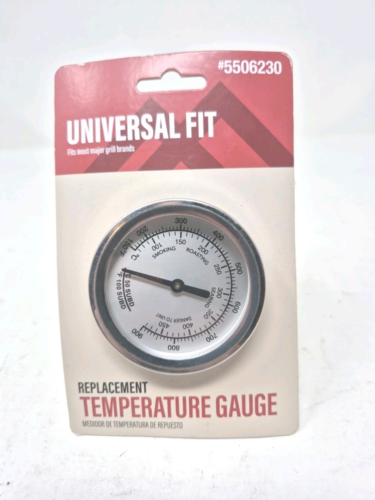 Grill Temperature Gauge Universal Fit-Fits Most Major Grill Brands-New-5506230