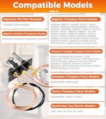 Natural Gas Pilot Assembly Replacement for Fireplaces & Stoves – SRV10002264, 21