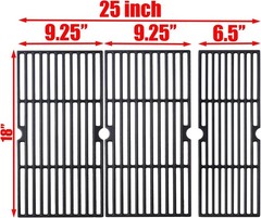Cast Iron Grill Grates for Charbroil Performance Series – 18 x 25 Inches