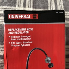 Universal Grill Replacement Hose And Regulator with 2 ft. Hose 1001533456 Type 1