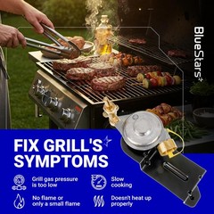 Csa Certified Bluestars 64866 Weber Gas Grill – Fit Q1000 Q1200 Control