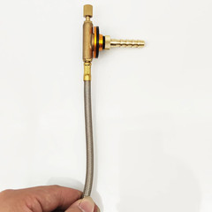 1/2/3 Pcs Flat Gas Tank Valve Adapter Multi-Purpose Gas Tube Hose Adaptor Practi