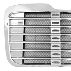 Chrome Grille with Bug Screen for 2003-2015 Freightliner M2 100 106 112, Front