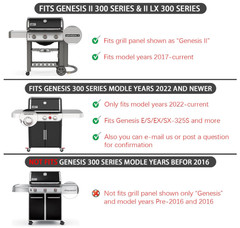 Replacement Parts for GS4 Genesis 2 Grill Grate Weber GS4 Genesis ii 300 & Ge…