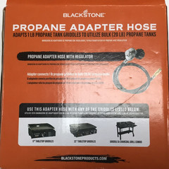 Blackstone 5471 Rubber Gas Line Hose and Regulator 36 in. L For Blackstone