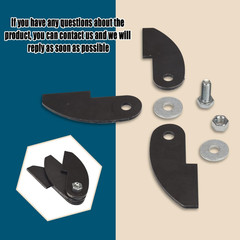 2 Pack Heavy Duty BBQ Smoker Hinge for BBQ Smoker Hinge Doors – Size: 8 X 2 1/4″