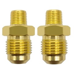 MCAMPAS Propane Gas Jet #57 Brass Orifice Replacement for 0.625 inches, Gold