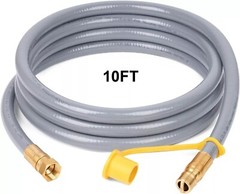 BURNTOUCH 1/2″ ID Natural Gas Hose, Low Pressure LPG Hose, for Weber, Char-Broil