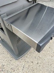 Weber Spirit BBQ Grill Original Stainless Steel Folding Side Table Tray Assembly
