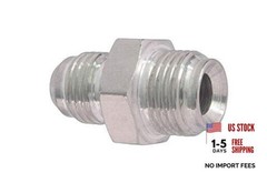 6an Male Flare to 5/8-18 Inverted Flare Power Steering Adapter Fitting Thread