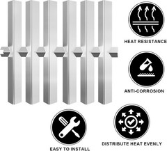 Replacement for Weber 9989,Summit Flavorizer Bars Heat Shields for Weber Summ…