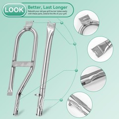 Grill Replacement Parts for DynaGlo 5 Burner DGH474CRP, DGH485CRP, 4 Burner D…