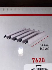 Weber 7620 Replacement Flavorizer Bars, 17.5″, for Genesis 310, 320, 330 grills