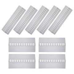 Grill Heat Shield Heat Plates for Bull Grill Replacement Stainless Steel 9