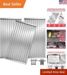 Warp-Resistant 17″ Emitter Plates for Enhanced Charbroil Grilling Performance