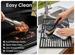 Cast Iron Grill Grates Replacement Fits Dyna Glo 7001634 2 Burner Parts