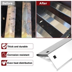 Gas Grill Replacement Parts – Cast Iron Cooking Grates & Stainless Steel Heat Pl