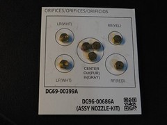 DG96-00686A New Samsung Oven Range Natural Gas to Propane Conversion Kit