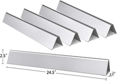 34.25″ SS Burner Tube Set & 24.5″ Flavorizer Bars for Weber Genesis 300 Series