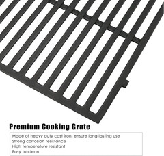 Cast Iron Cooking Grates Grid 2pcs Replacement for Weber Genesis II LX 300 66095