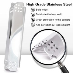 Grill Replacement Parts for 5 & 4 Burner Models, Heat Shield Plates & Burner Tub