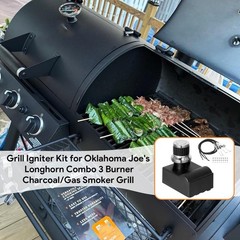 Grill Igniter Kit for Oklahoma Joe’s Longhorn Combo 3 Burner Charcoal/Gas Smo…