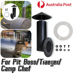 BBQ Pellets Grill Smoke Stack Replacement Kit For Pit Boss Traeger Camp Chef A