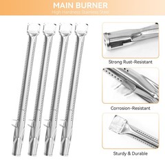 4 Burner Grill Replacement Parts Kit for Monument Kitchenaid Gas Grills