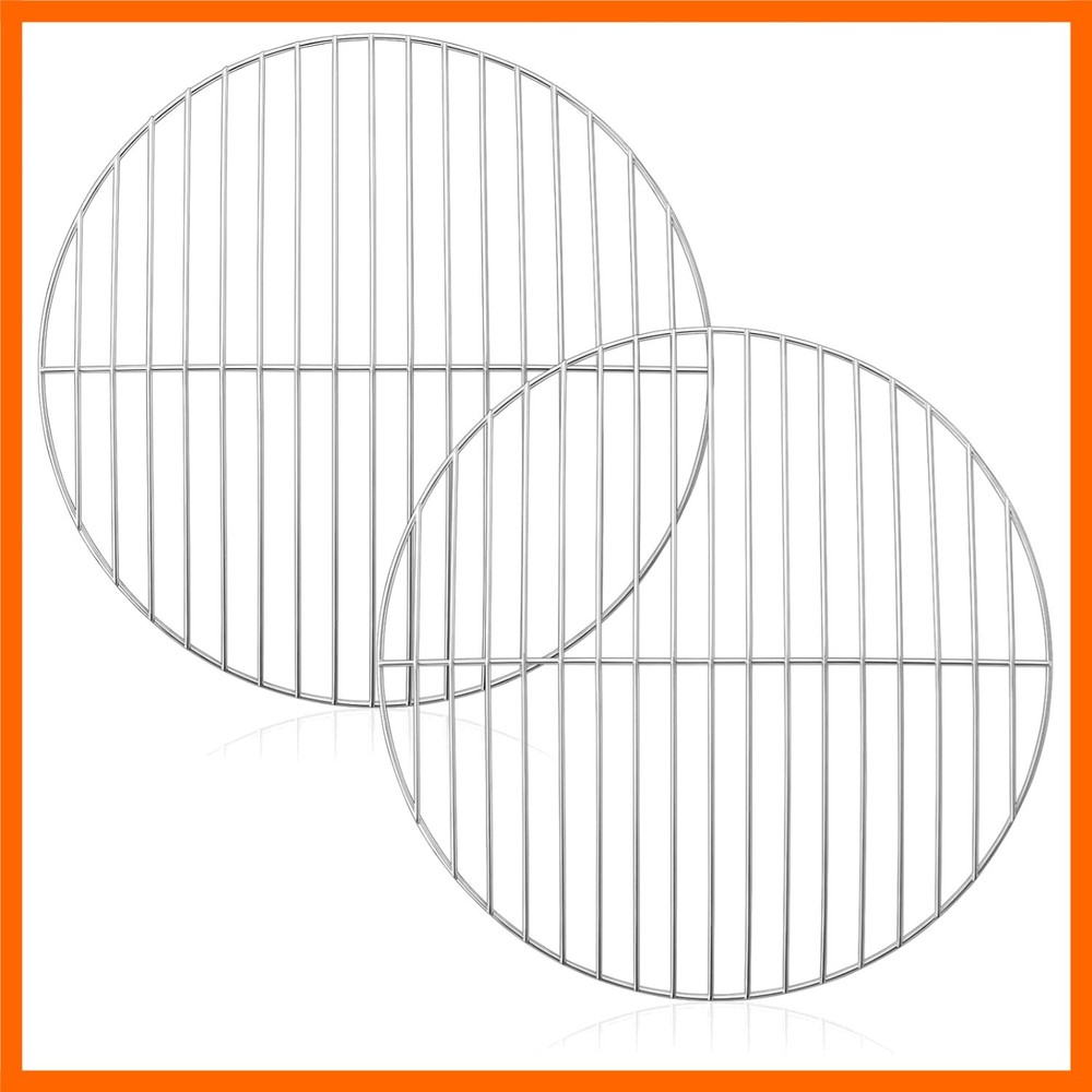 Replacement Cooking Grate for Small 13.7 Inch Charcoal Grill, Round Chromed I…
